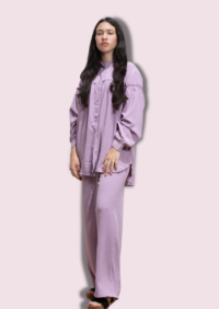 Ensemble froncé Lilas lilac